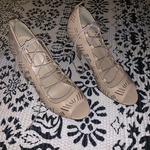 Call it Spring Strappy Nude Heels